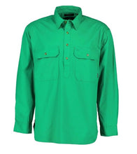 Load image into Gallery viewer, Swanndri Mens Bendigo Cotton Shirt - Green
