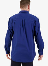 Load image into Gallery viewer, Swanndri Mens Bendigo Cotton Shirt - Navy
