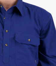 Load image into Gallery viewer, Swanndri Mens Bendigo Cotton Shirt - Navy
