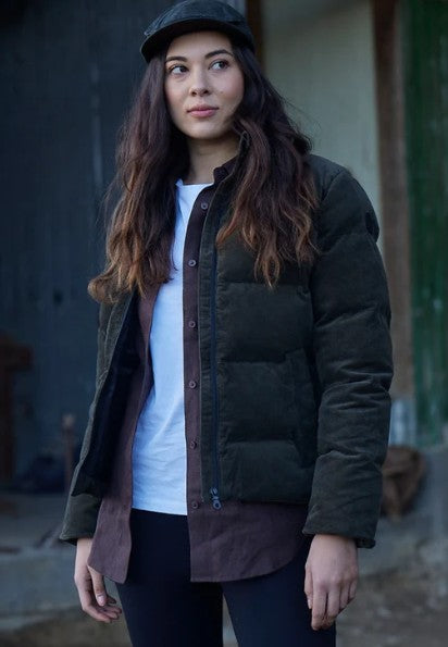 Swanndri Summit Womens Cord Jkt - Olive