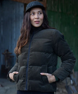 Swanndri Summit Womens Cord Jkt - Olive