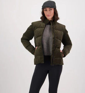 Swanndri Summit Womens Cord Jkt - Olive