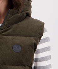 Load image into Gallery viewer, Swanndri Summit Womens Cord Vest - Olive
