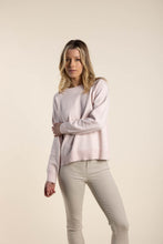 Load image into Gallery viewer, Two T&#39;s Crew Neck Sweater - Pale Pink
