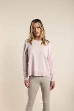 Load image into Gallery viewer, Two T&#39;s Crew Neck Sweater - Pale Pink
