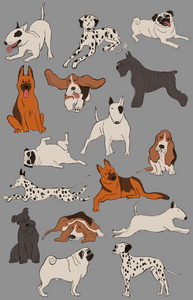 Allgifts Australia Tea Towel - Dog Breeds