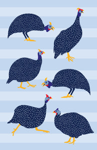 Allgifts Australia Tea Towel - Guinea Fowl