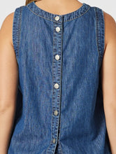 Load image into Gallery viewer, Threadz Charli Denim Top - Denim
