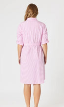Load image into Gallery viewer, Threadz Skyler Cotton Stripe Dress - Pink stripe
