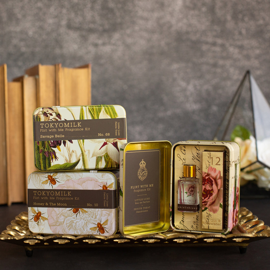 Tokyo Milk Flirt with Me Gift Tin - Gin & Rose