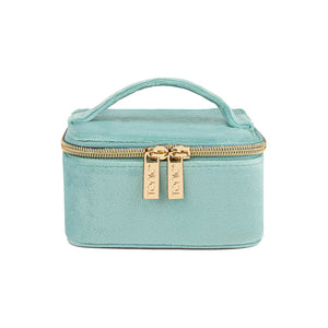 Tonic Luxe Velvet Jewellery Cube - Seafoam