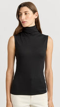 Load image into Gallery viewer, Toorallie Sleeveless Roll Neck Top - Black
