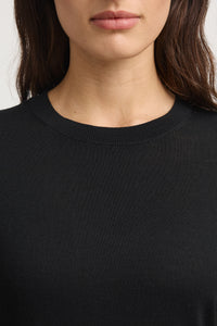 Toorallie Fine Merino L/S Crew - Navy