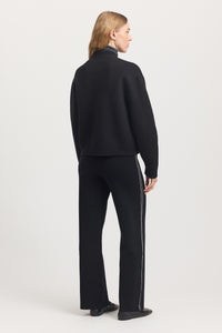 Toorallie Wool Bomber Jacket - Black