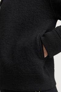 Toorallie Wool Bomber Jacket - Black