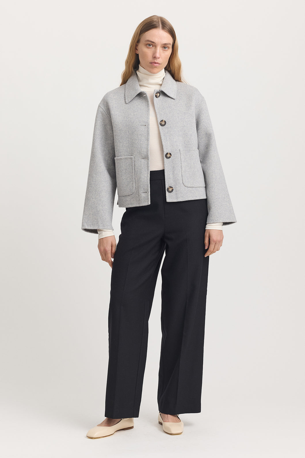 Toorallie Wool Jacket - Mid Grey