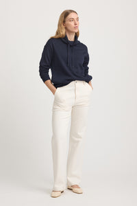 Toorallie Lounge Funnel Neck Jumper - French Navy