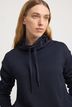 Load image into Gallery viewer, Toorallie Lounge Funnel Neck Jumper - French Navy
