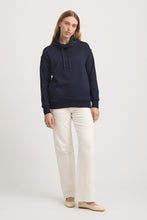 Load image into Gallery viewer, Toorallie Lounge Funnel Neck Jumper - French Navy
