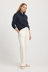 Toorallie Lounge Funnel Neck Jumper - French Navy