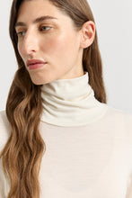 Load image into Gallery viewer, Toorallie Turtle Neck (or Skivvy) Merino Top - Warm White
