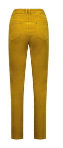 Vassalli Narrow Leg Pinwale Cord Pant - Mustard