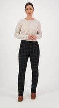 Load image into Gallery viewer, Vassalli Slim Leg Printed Ponti Pull on Pant - Halifax
