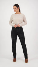 Load image into Gallery viewer, Vassalli Slim Leg Printed Ponti Pull on Pant - Halifax
