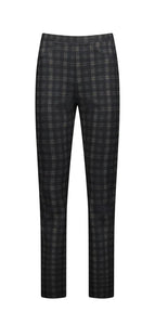 Vassalli Slim Leg Printed Ponti Pull on Pant - Halifax