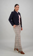 Load image into Gallery viewer, Vassalli Zip up Jacket with button detail - Navy Marle
