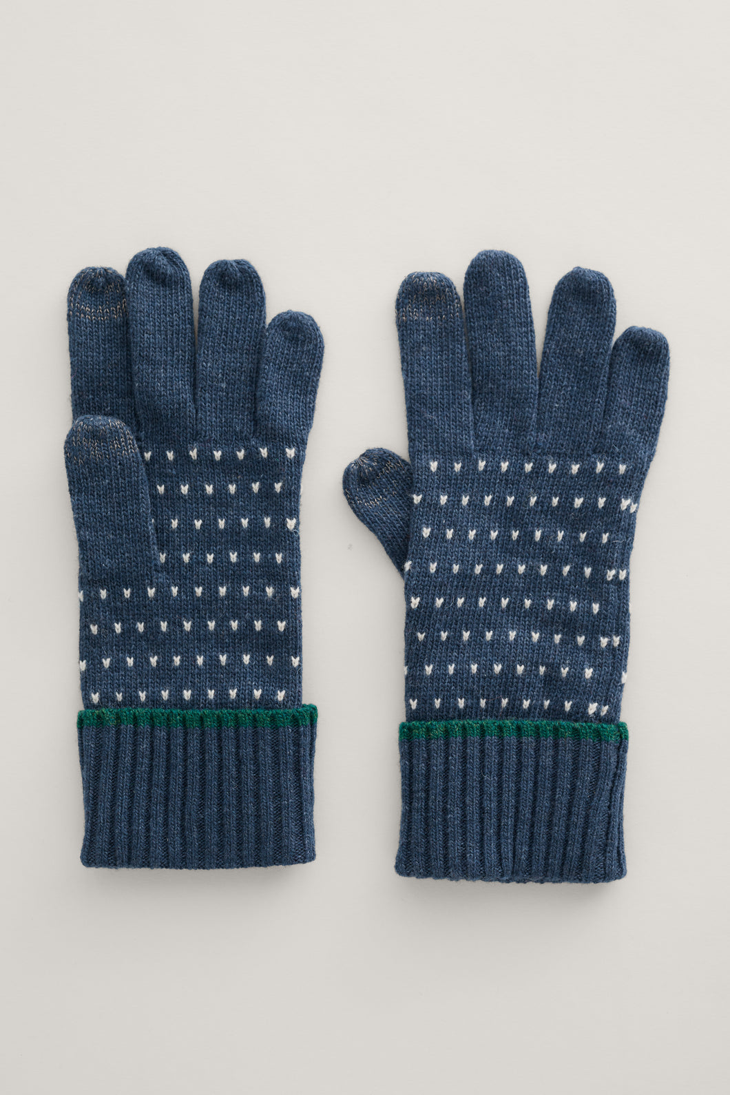 Seasalt Cornwall Very Clever Gloves - Mini Confetti Dark Lugger