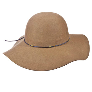 Charlene Wool Felt Classic Hat - Camel