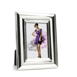 Whitehill Silver Plated Wide Plain Photo Frame 13cm x 18cm