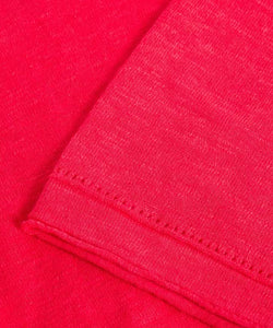 White Stuff Kate Linen Blend Tee - Bright Pink