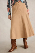 Load image into Gallery viewer, White Stuff Quinn Midi Skirt - Dark Natural
