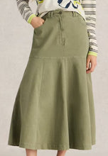Load image into Gallery viewer, White Stuff Quinn Midi Skirt - Khaki
