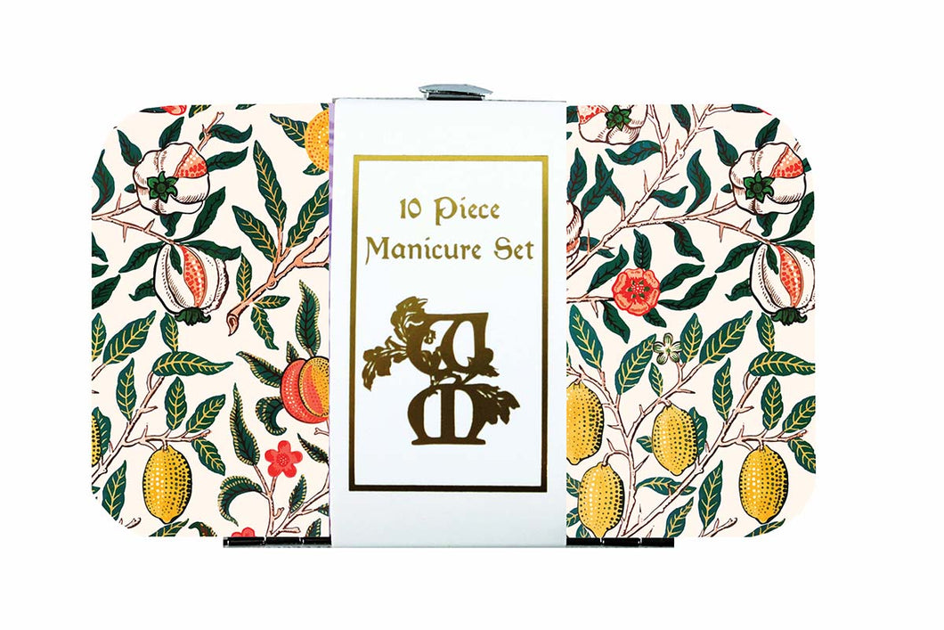 William Morris 10 Piece Manicure Set - Fruit