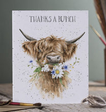 Load image into Gallery viewer, Wrendale Greeting Card - Thanks a Bunch I'm so Grateful
