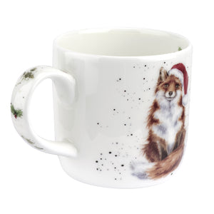 Royal Worcester Wrendale Mug - Christmas Foxtivities