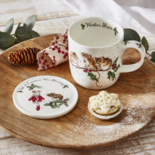 Load image into Gallery viewer, Royal Worcester Wrendale Mug &amp; Coaster Set - Winter Mice
