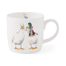 Load image into Gallery viewer, Royal Worcester Wrendale Fine Bone China Mug - Duck Love
