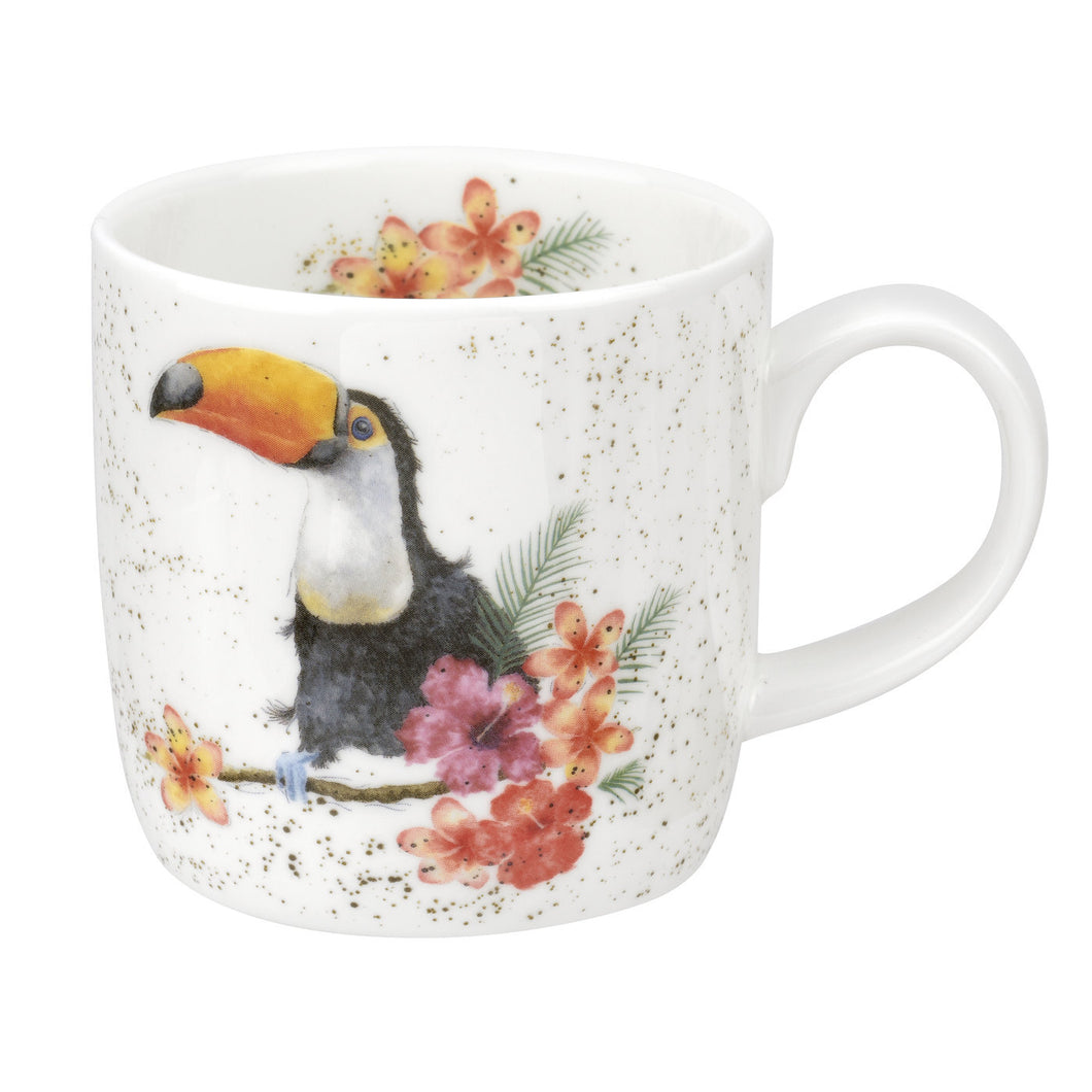 Royal Worcester Wrendale Fine Bone China Mug - Toucan