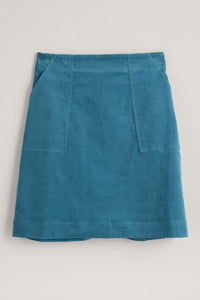 Seasalt Cornwall May's Rock Corduroy Skirt - Starling