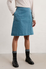 Load image into Gallery viewer, Seasalt Cornwall May&#39;s Rock Corduroy Skirt - Starling
