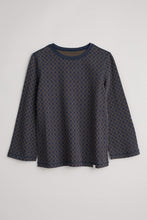 Load image into Gallery viewer, Seasalt Cornwall Beacon Glow Reversible Top - Dotty Circles Squid Ink
