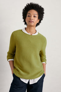 Seasalt Cornwall Makers Jumper - Gooseberry