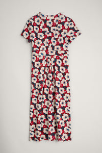 Seasalt Cornwall Seed Packet S/S Dress - Poppy Field Jam