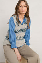 Load image into Gallery viewer, Seasalt Cornwall Partridge Vest - Porcelain Aran Cornflower
