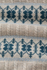Seasalt Cornwall Partridge Vest - Porcelain Aran Cornflower