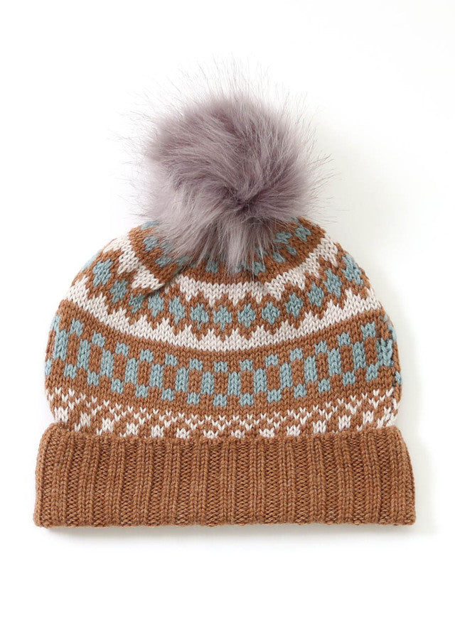 Uimi Beatrix Australian Merino Wool Beanie - Gingerbread